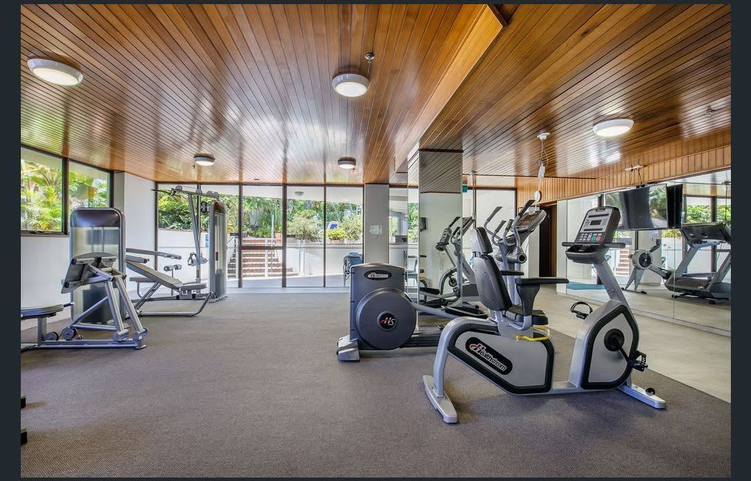 Gym and sauna at Leeward Tower